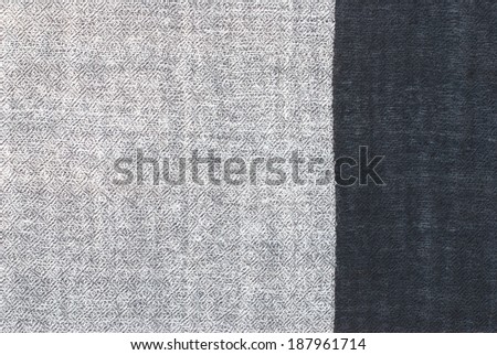 black and white cashmere textile