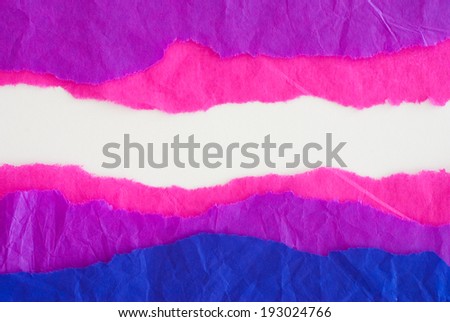 violet and blue paper design