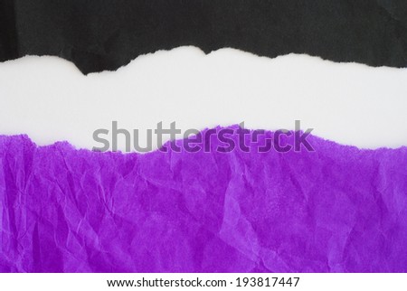 black and violet paper design