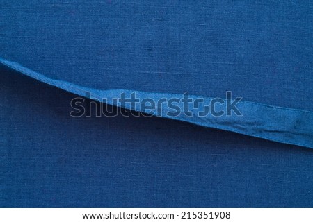 blue cotton surface