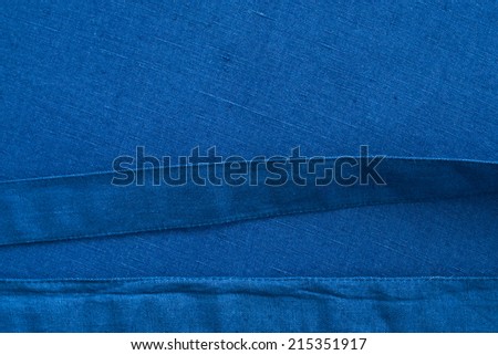 blue cotton surface