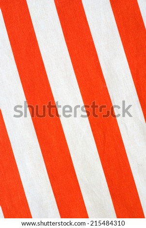 red stripes on linen texture