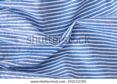 striped linen textile