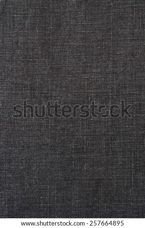 black linen textile