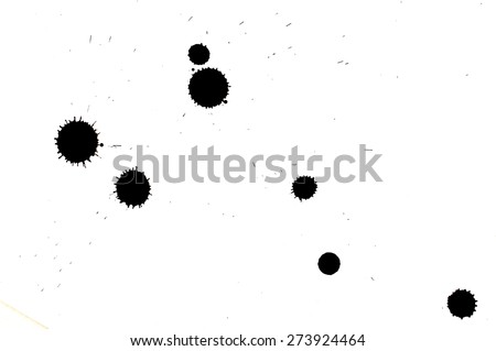 isolated ink jet bobs