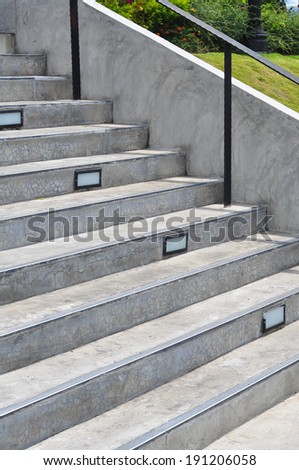 concrete step stair