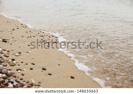beautiful sea side on Autumn time, summer time, spring time