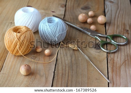 Materials and instruments for needlework
