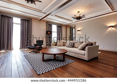 living room with a beautiful interior