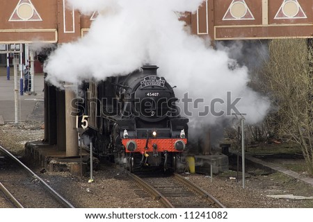 Steam Train on main line special