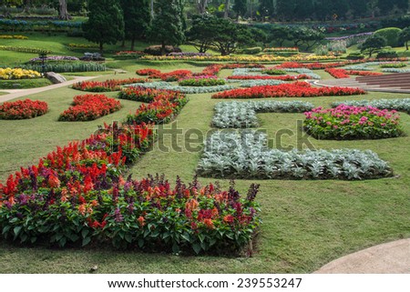 Garden of Doi Tung Royal Villa, Chiang Rai, Thailand