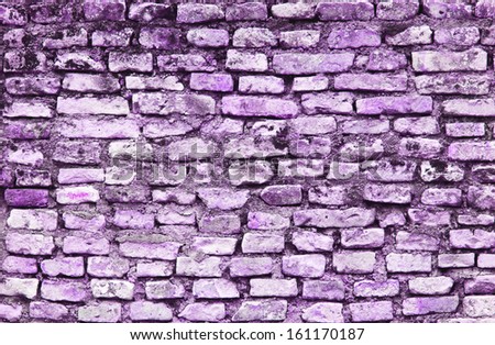 texture of purple grunge brick wall