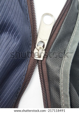 broken zipper or separating zipper