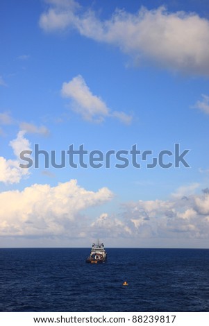 Offshore Supply Boat for The Drilling Rig