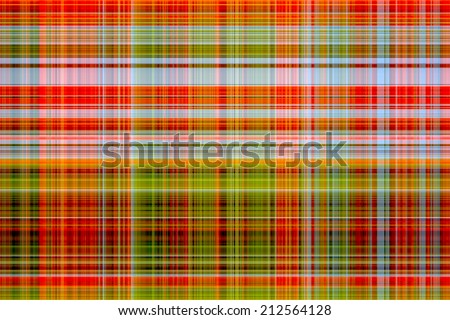 Colorful stripe cross line background like Scottish plaid and pattern textile style of north- east Thailand, call \