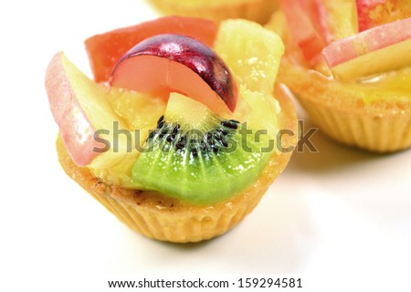 fruit cup cake