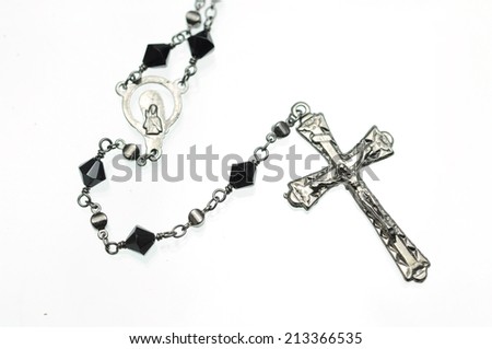 Cross with white background Cross with white background