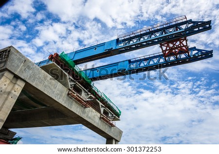 The construction of flyovers with innovation.