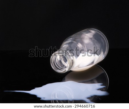 No use crying over spilt milk (landscape)