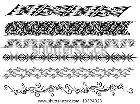 stock vector some of my tribal tatto designs Save to a lightbox 