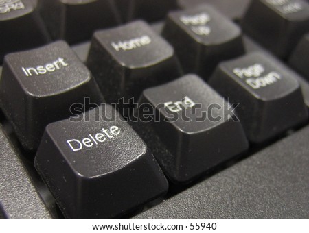 Keyboard delete key