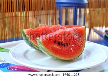 Smell of Summer. Nothing brings the smell of the sun and summer as well as a fresh and juicy watermelon!