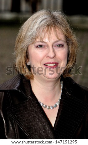 London. Theresa May at the Women\'s Own Children of Courage Awards at Westminster Abbey. 13 December 2006 Keith Mayhew/Landmark Media