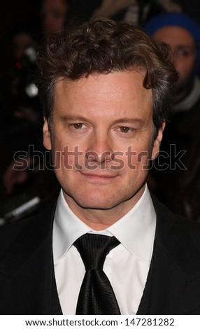 London, UK  .  Colin Firth at the  UK Premiere of   A Single Man  at the Curzon, Mayfair, London . 1st February 2010