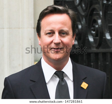 London. UK .  British Prime Minister David Cameron.  Launching the UN's Decade of Action for Road Safety in a campaign to reduce road deaths. 11th May 2011.   - stock photo