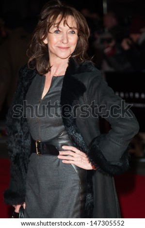London. UK.  Cherie Lunghi       at  the UK premiere of Arbitrage at The Odeon West End, Leicester Square, London, England, UK on 20th February 2013.