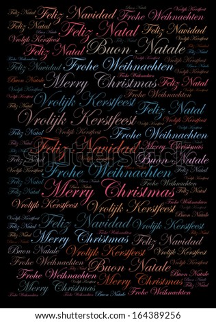 Merry Christmas holiday background, - for your holiday projects: cards, posters, invitations etc.
