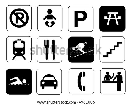 Traffic & Information Signs Collection #11. Isolated Stock Photo ...