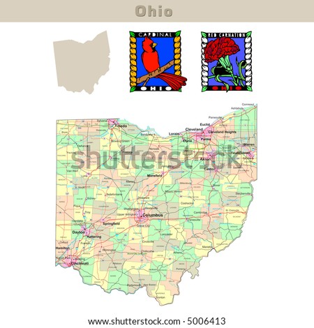 map of ohio cities. house Map of Ohio Cities