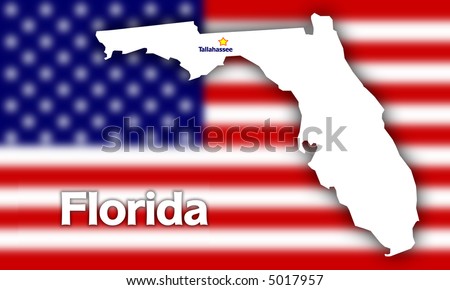 florida state flag. stock photo : Florida state