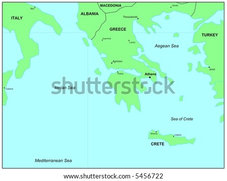 Ionian Sea Map