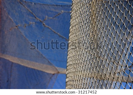 Bird catcher nets in the Bird Ringing Station