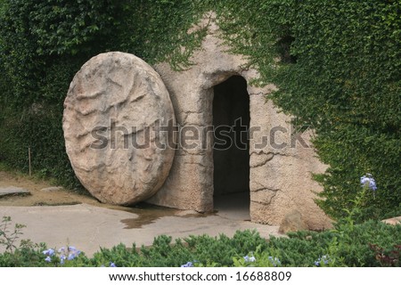 Empty Tomb of Jesus at the Holy Land