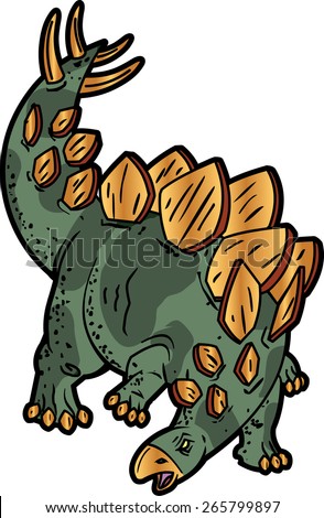 dinosaur with the spiked ball tail