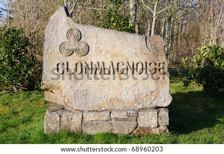 Clonmacnoise stone sign