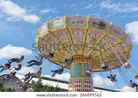 Sydney Royal Easter Show March 28-April 8,2015
Carnival rides including sky flyer which is very popular in Sydney's largest event held in Sydney Olympic park, great for family fun day
