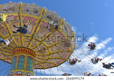 Sydney Royal Easter Show March 28-April 8,2015\
Carnival rides including sky flyer which is very popular in Sydney\'s largest event held in Sydney Olympic park, great for family fun day