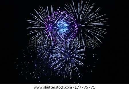 Fireworks Display explosion event background celebrate