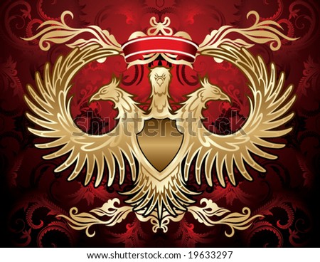 golden eagle logo. stock vector : golden eagle