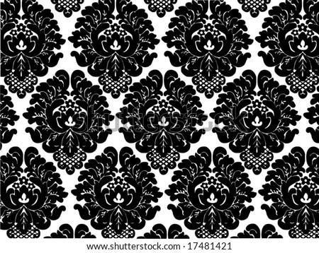 damask wallpaper. stock vector : Seamless Damask