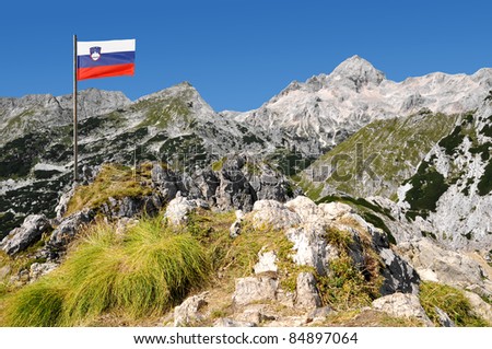 beautiful views of Mount Triglav in the Julian Alps - Slovenia, Europe