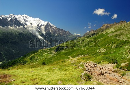 View of the Savoy Alps-Europe