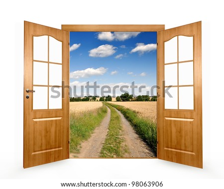 Open the door to way the  field