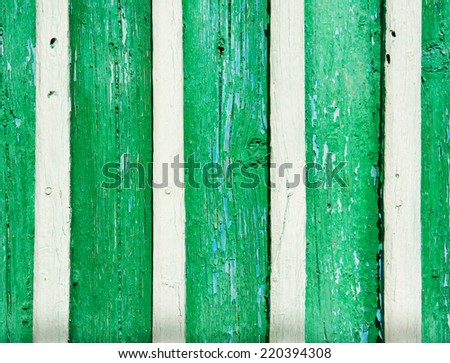 Old greed wood fence panels, Abstract, wall background, texture.