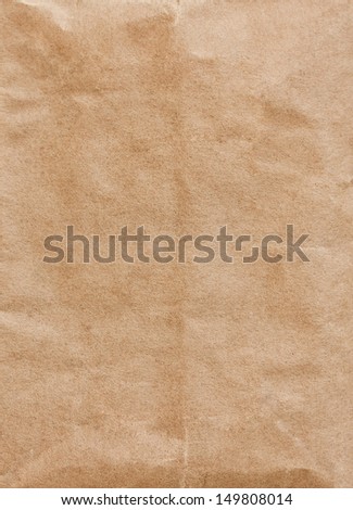 background of old brown paper folded
