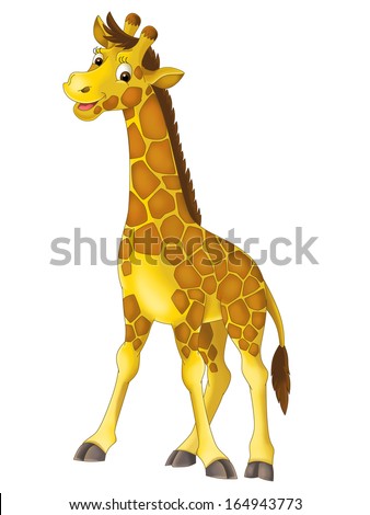 Cartoon animal illustration for the children Cartoon animal illustration for the children